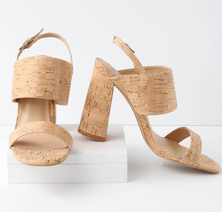 Cork High Heels