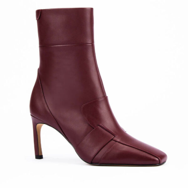 Fave Mid Boots in Burgendy 1