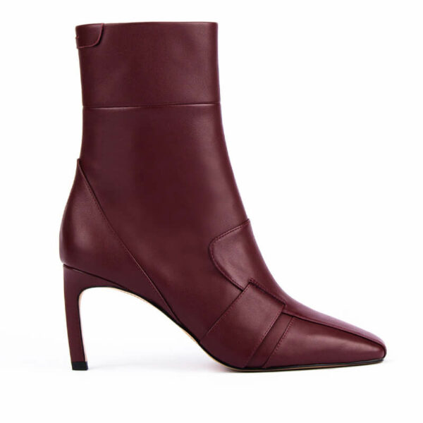 Fave Mid Boots in Burgendy 2