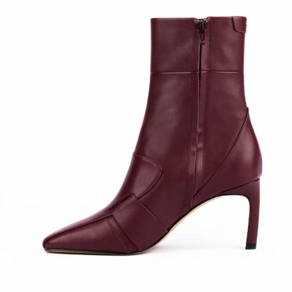 Fave Mid Boots in Burgendy 3
