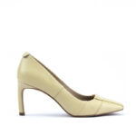 Fave Pump in Nappa Leather Cream Yellow 2