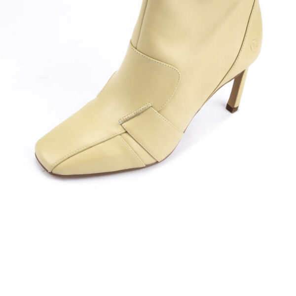 Fave Tall Boots in Cream Yellow 1