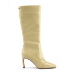 Fave Tall Boots in Cream Yellow 2