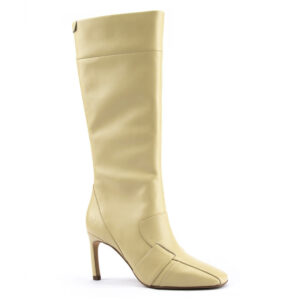 Fave Tall Boots in Cream Yellow 3