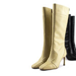 Fave Tall Boots in Cream Yellow 6
