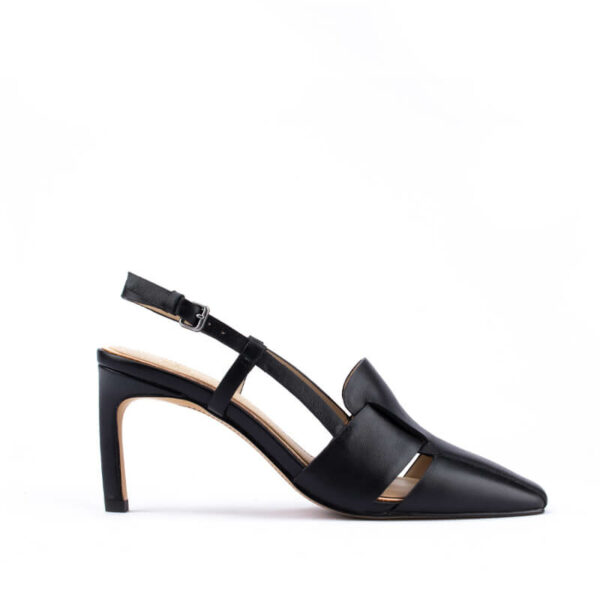 Nappa Fave Sling Pump in Black 1