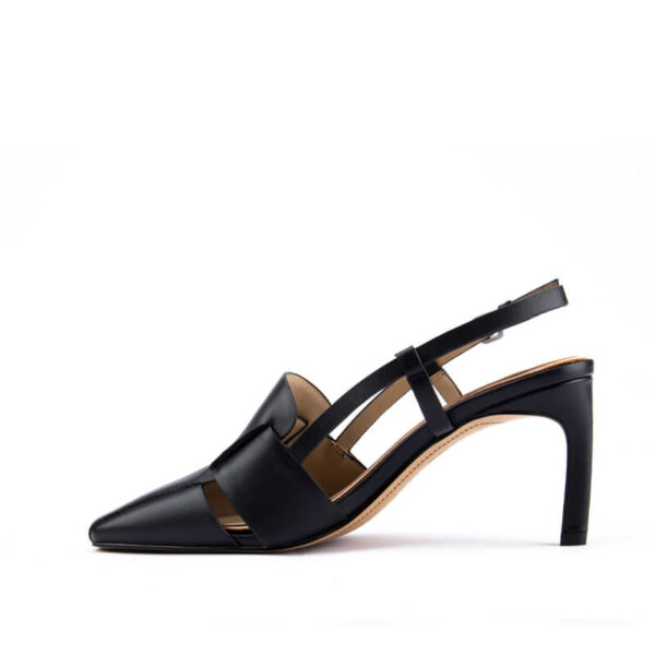 Nappa Fave Sling Pump in Black 2