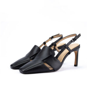 Nappa Fave Sling Pump in Black 3