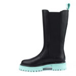 North Sea Tall Boots in Black Min Green 3