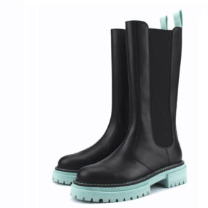 North Sea Tall Boots in Black Min Green 4