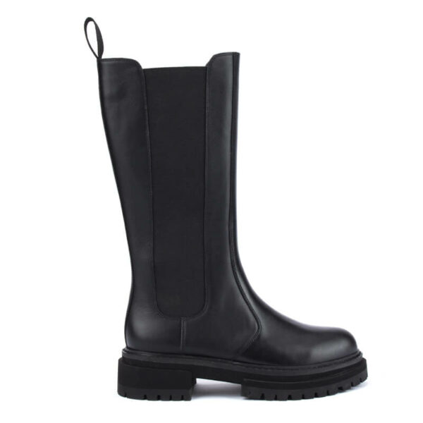 North Sea Tall Boots in Electric Black 1