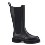 North Sea Tall Boots in Electric Black 2