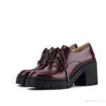 TK Drfit Lace Boots in Burgendy 3