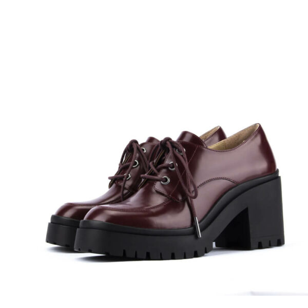 TK Drfit Lace Boots in Burgendy 3