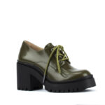 TK Drfit Lace Boots in Olive Green 1