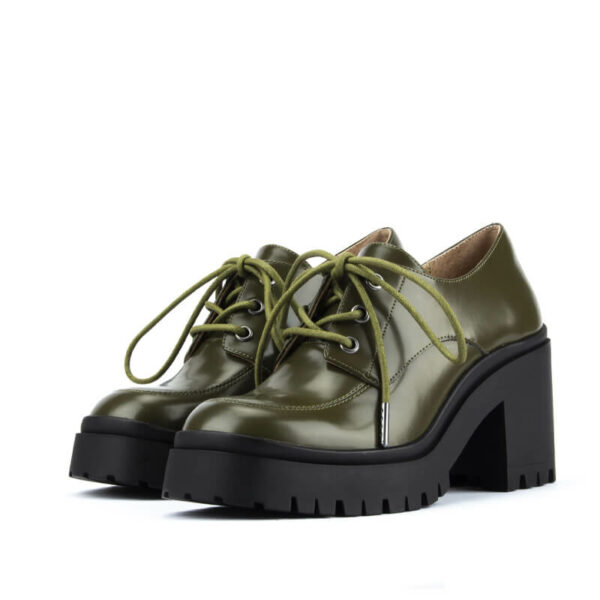 TK Drfit Lace Boots in Olive Green 3