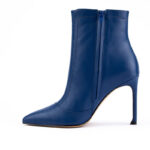 True Mist Leather Ankle Boots in Blue 1