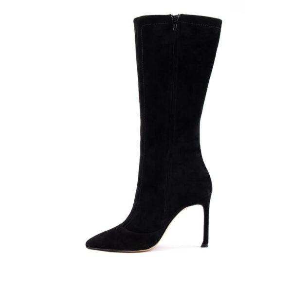 True North Sheep Faux Fleece Hight Boots in Black 2