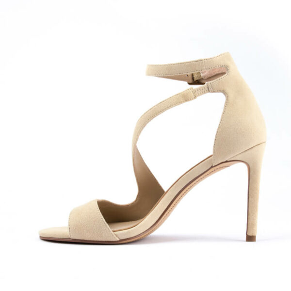 Twilight Strap Heels in Cream Yellow 2