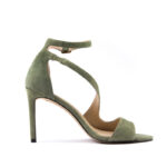 Twilight Strap Heels in Olive Green 2