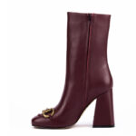 Winsome Boots in Burgendy 1