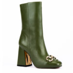 Winsome Boots in Olive Green