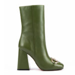 Winsome Boots in Olive Green 4