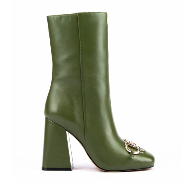Winsome Boots in Olive Green 4