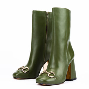 Winsome Boots in Olive Green 5