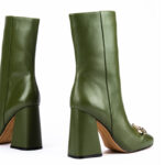 Winsome Boots in Olive Green 7