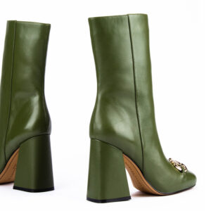 Winsome Boots in Olive Green 7