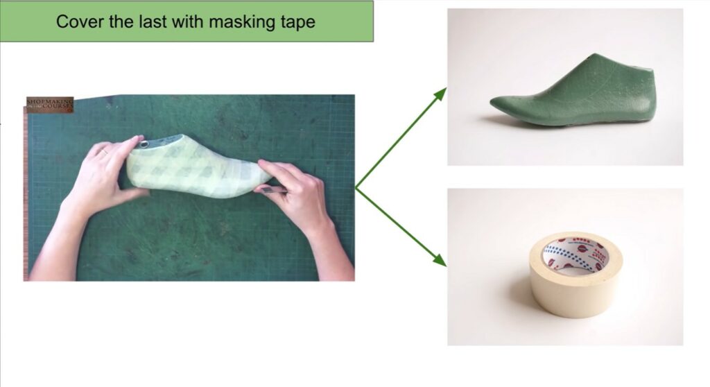 1. Cover the last with masking tape