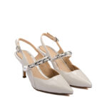 Eye-Catching Metallic Leather Heels with 5cm Heels 6