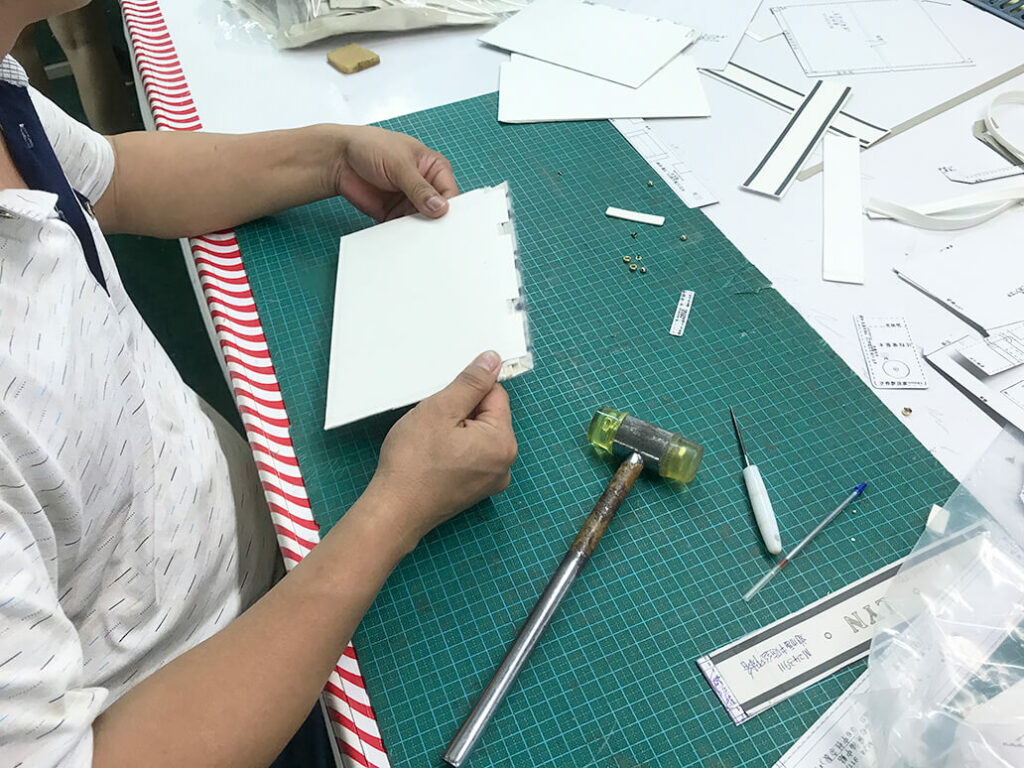 Sample Creation from Paper Mould