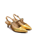 Trendy Metallic Leather High Heels with 5cmHeels 1