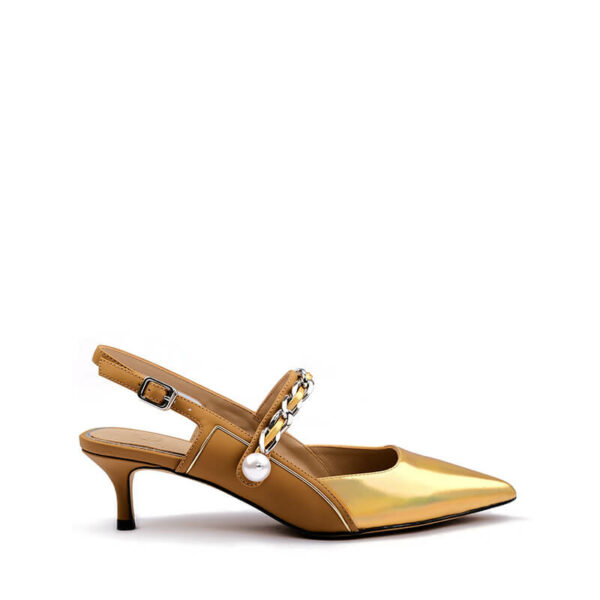 Trendy Metallic Leather High Heels with 5cmHeels 3