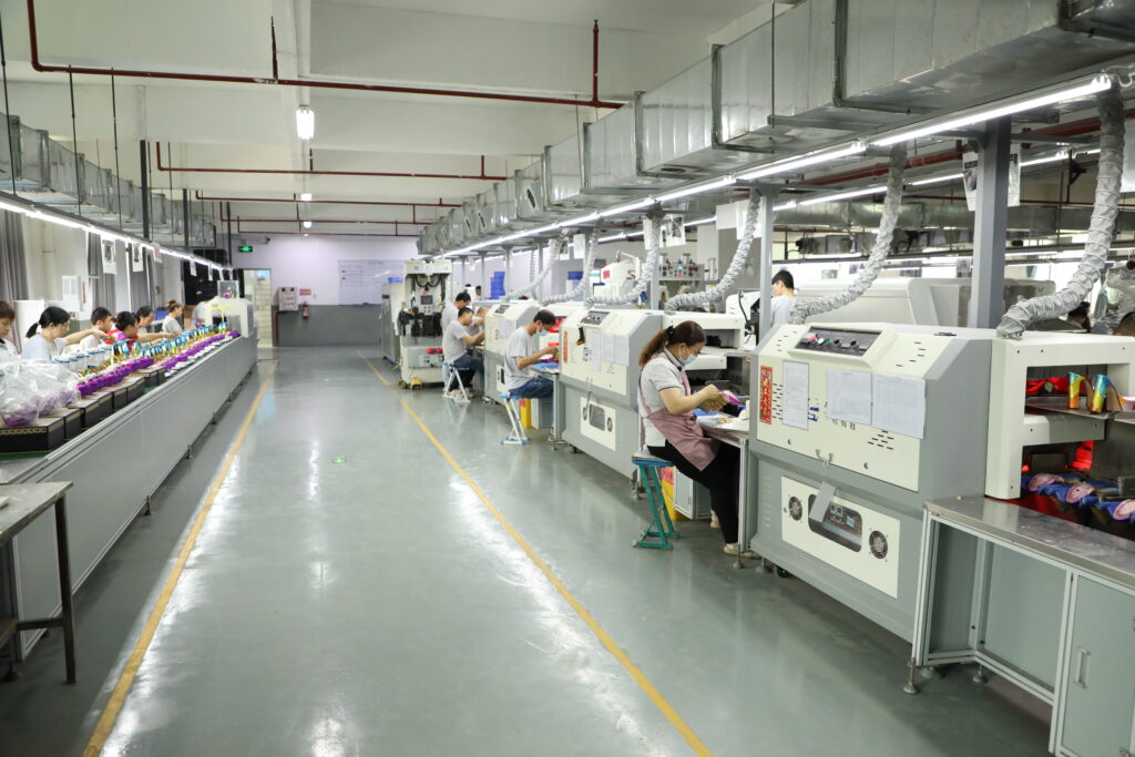 Vegan leather shoe factory